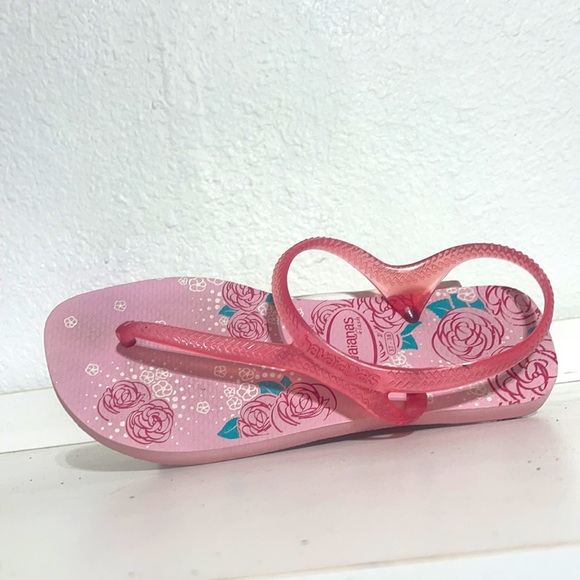 Havaianas flash Pink Flip Flops 6 - Picture 2 of 4